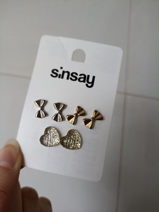 Kolczyki z sinsay