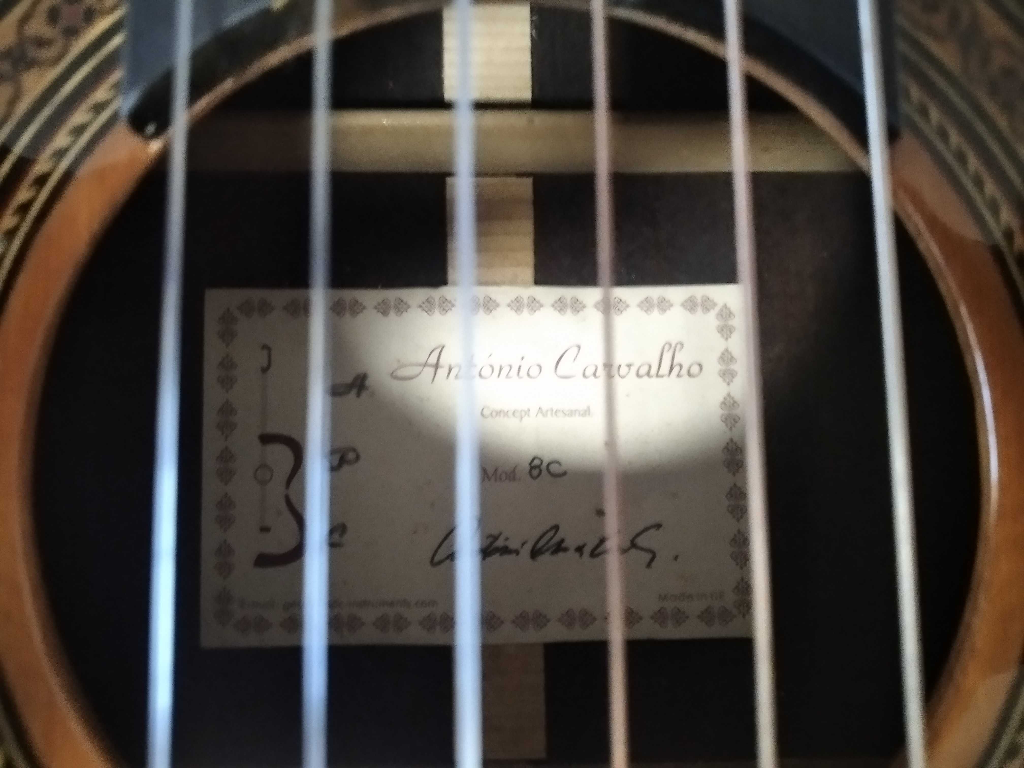 Guitarra Fabrico Nacional “Antônio Pinto Carvalho” 8C Madeiras nobres.