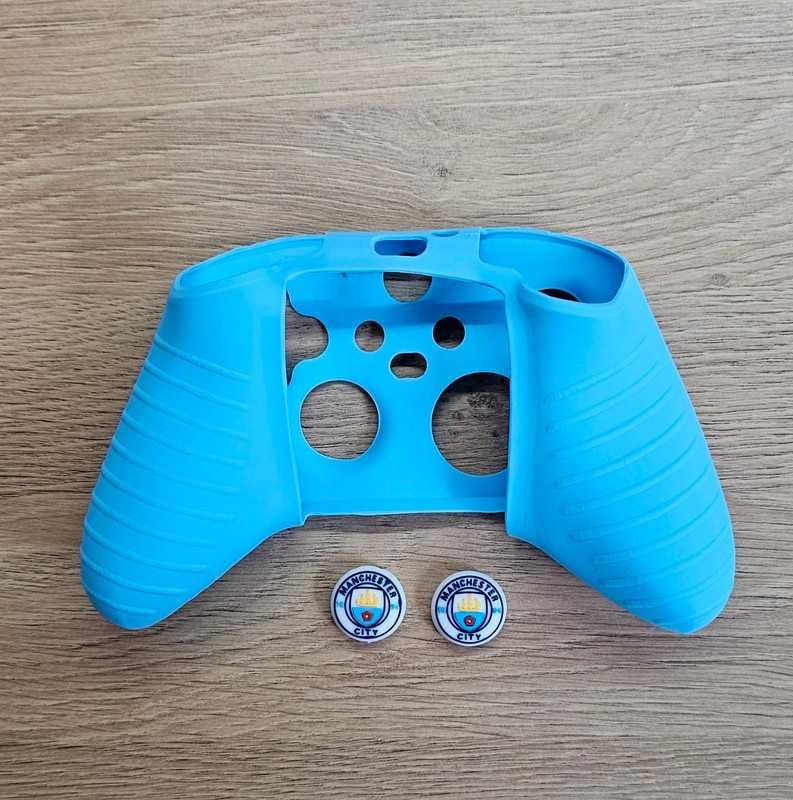 Silikonowe etui antypoślizgowe pad kontroler Xbox S X Manchester City