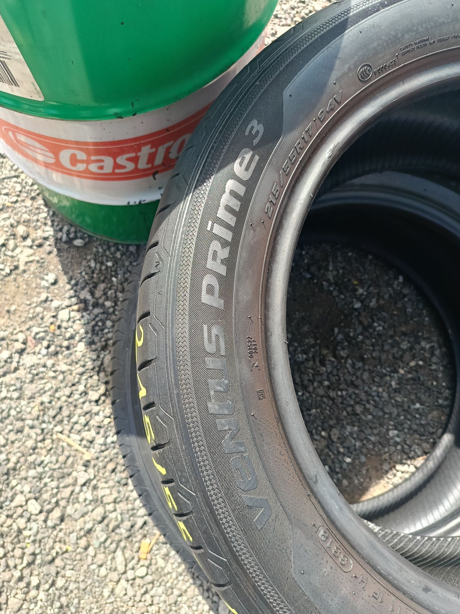 Opony Letnie Hankook 215/55-17 Cena za 2 Sztuki