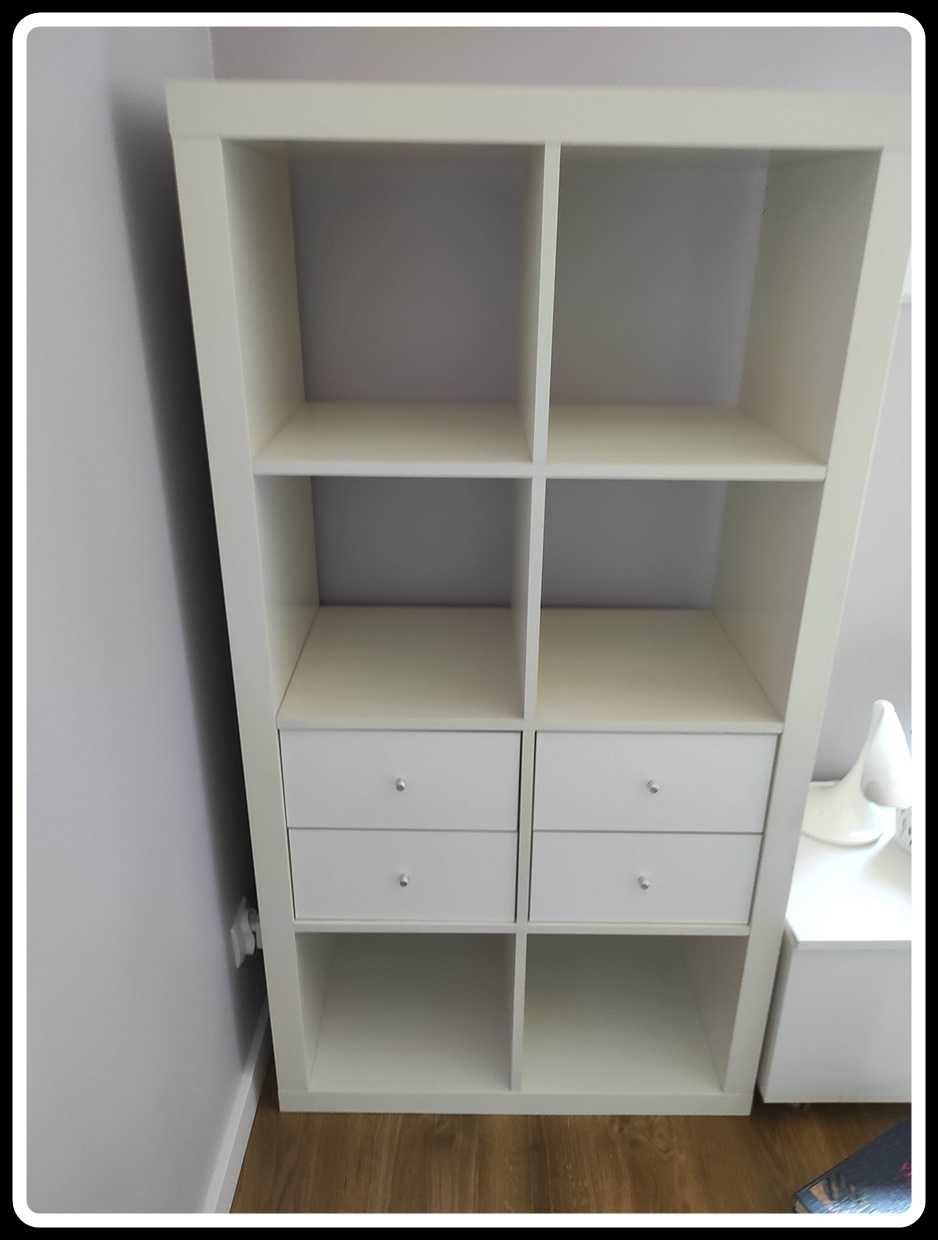 IKEA regał - szafka z szufladami kallax biały