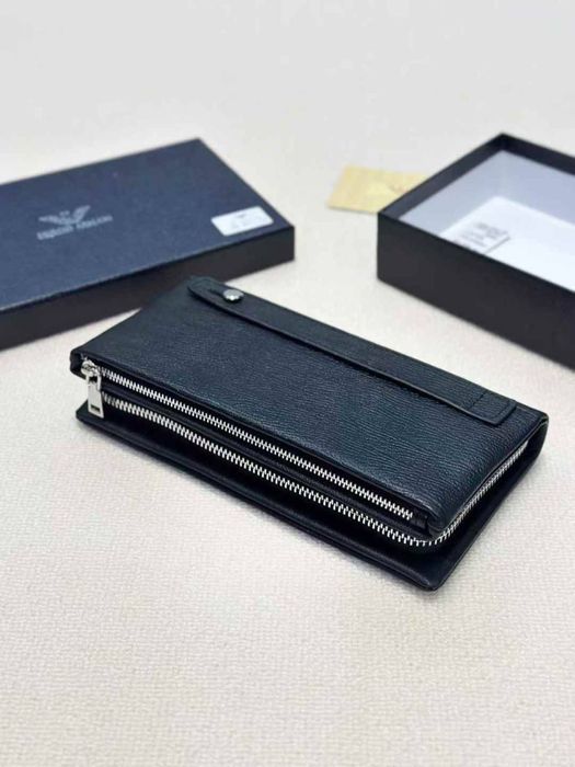 Мужской кожаный клатч армани чоловічий гаманець придбати армані