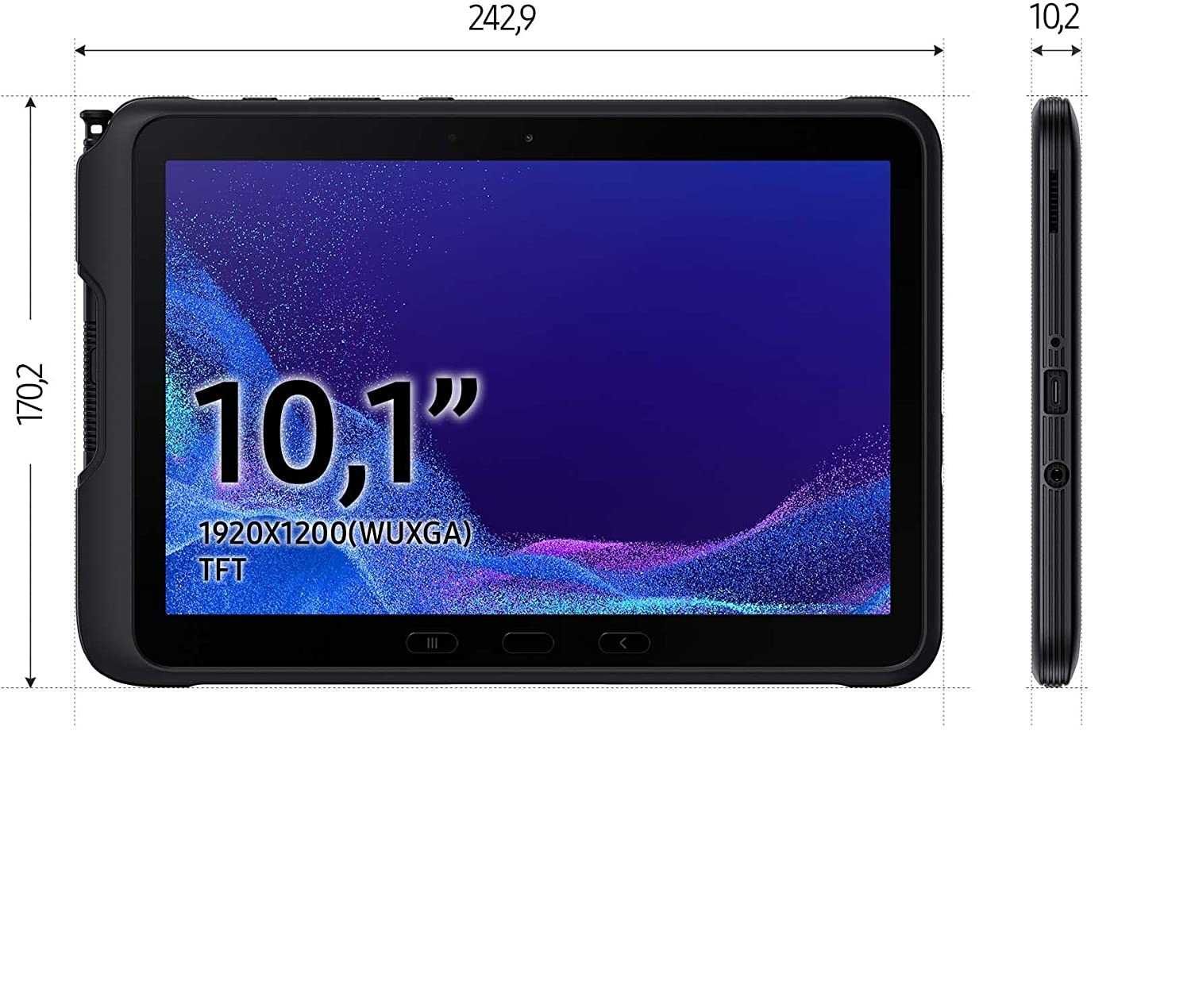 Nowy SAMSUNG GALAXY TAB ACTIVE 4 PRO 5G T636B 4/64gb FV 23% W-wa