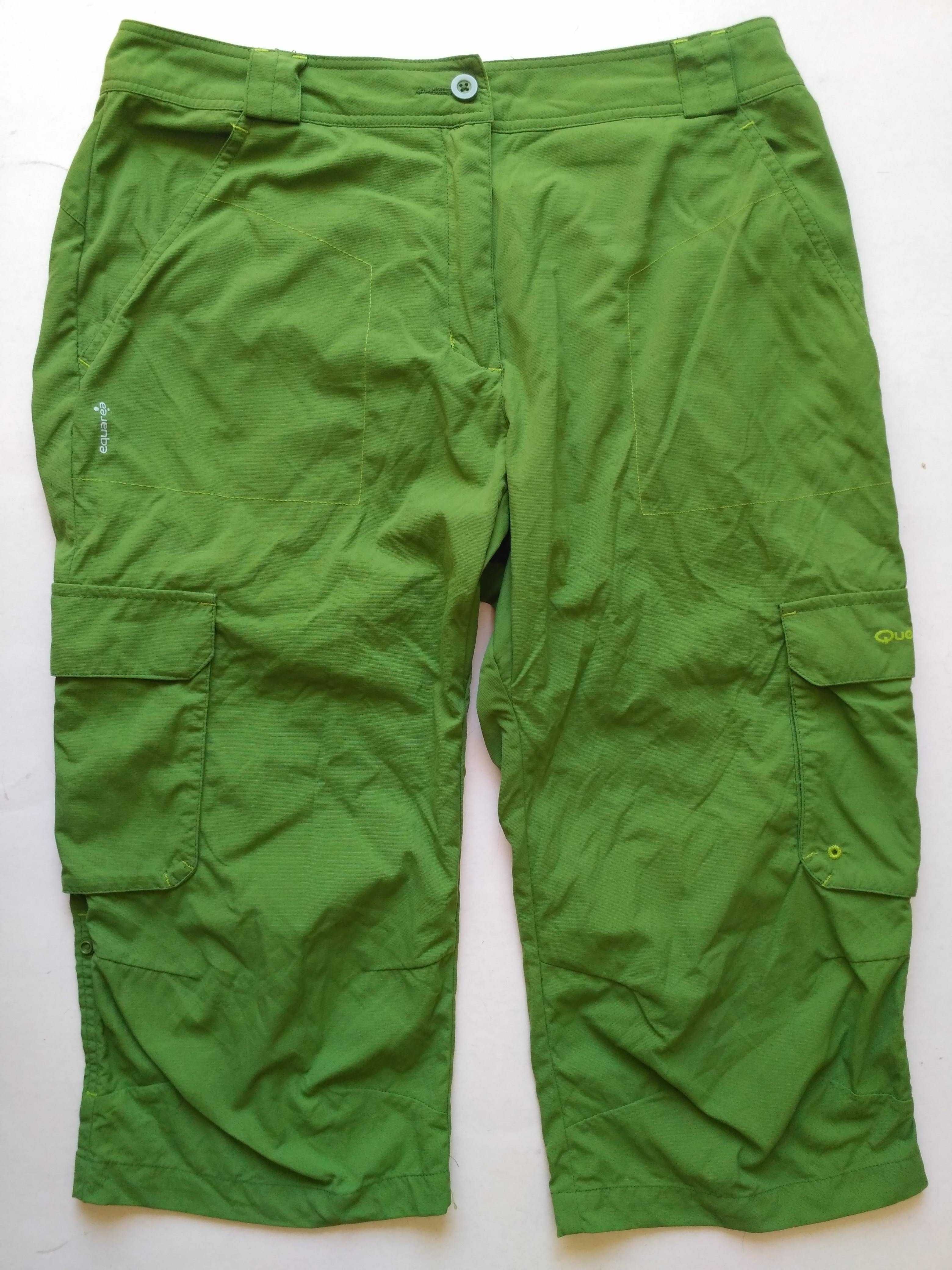 Штани 3/4 QUECHUA M green трекігові вагітних