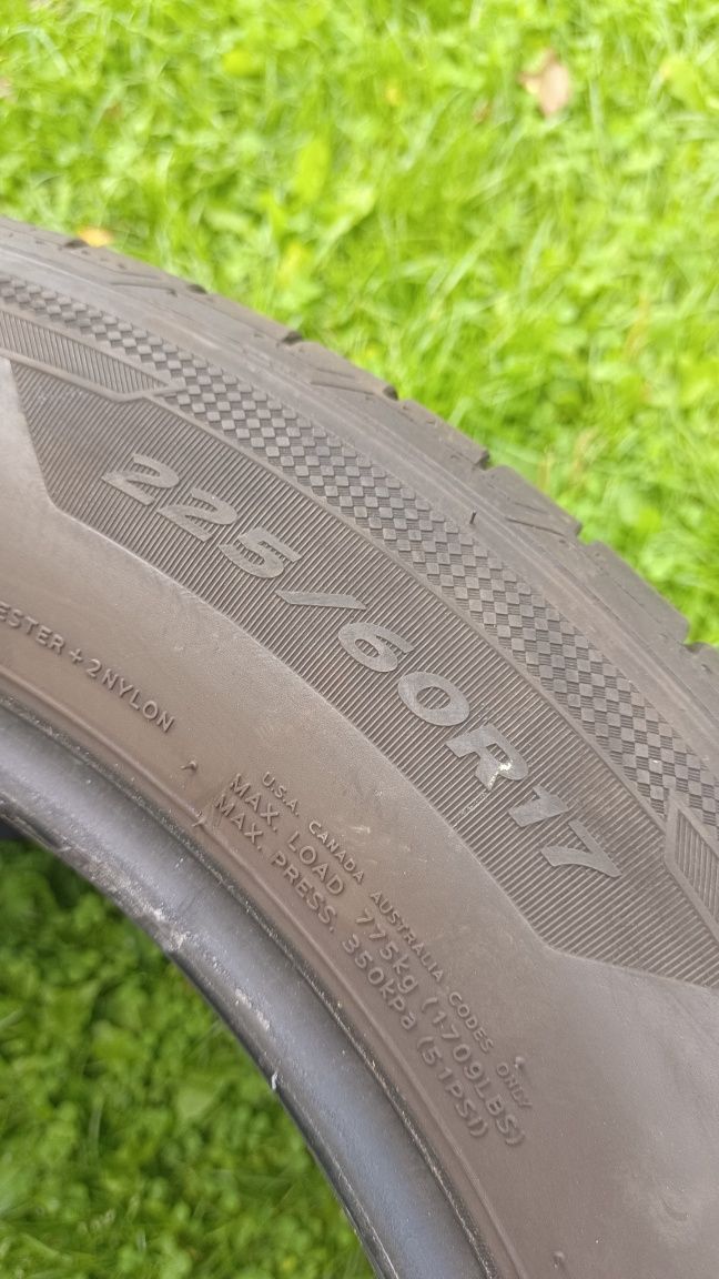 2 x opony Hankook 225 60 r17 dot 2321