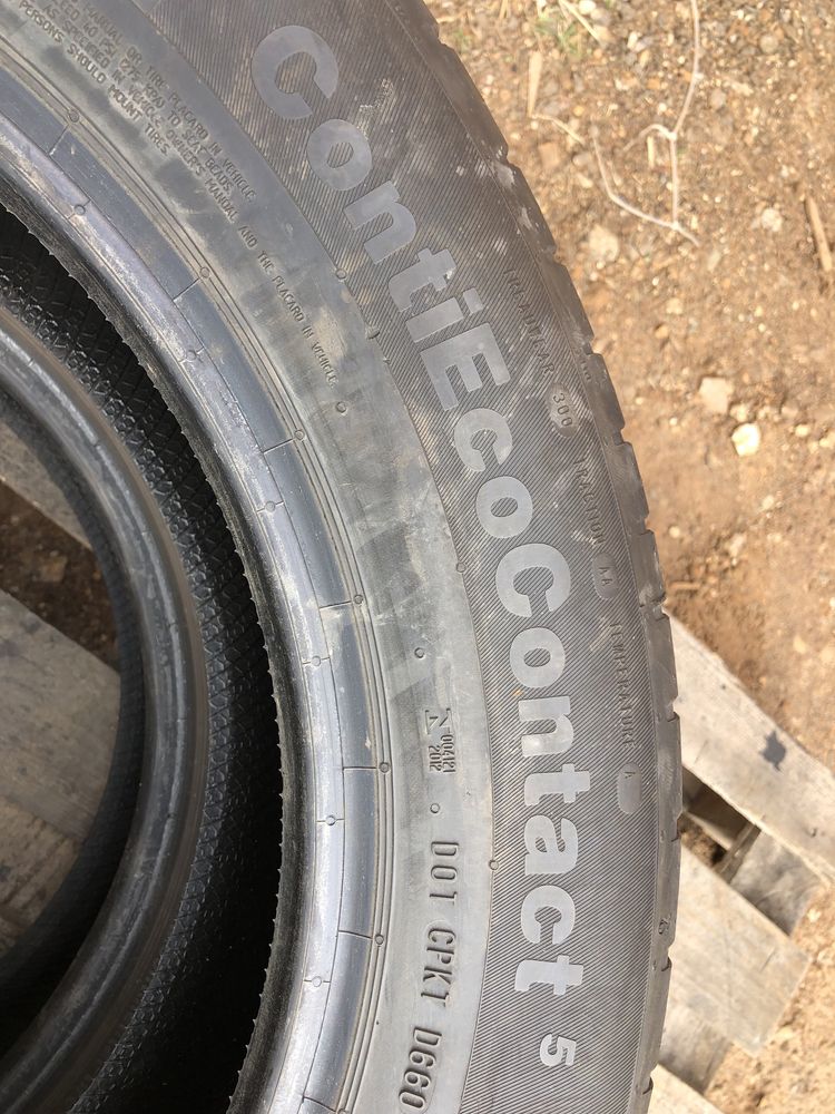 215/60 r17 Резина летняя Continental EcoContact 5 как НОВАЯ 21 год