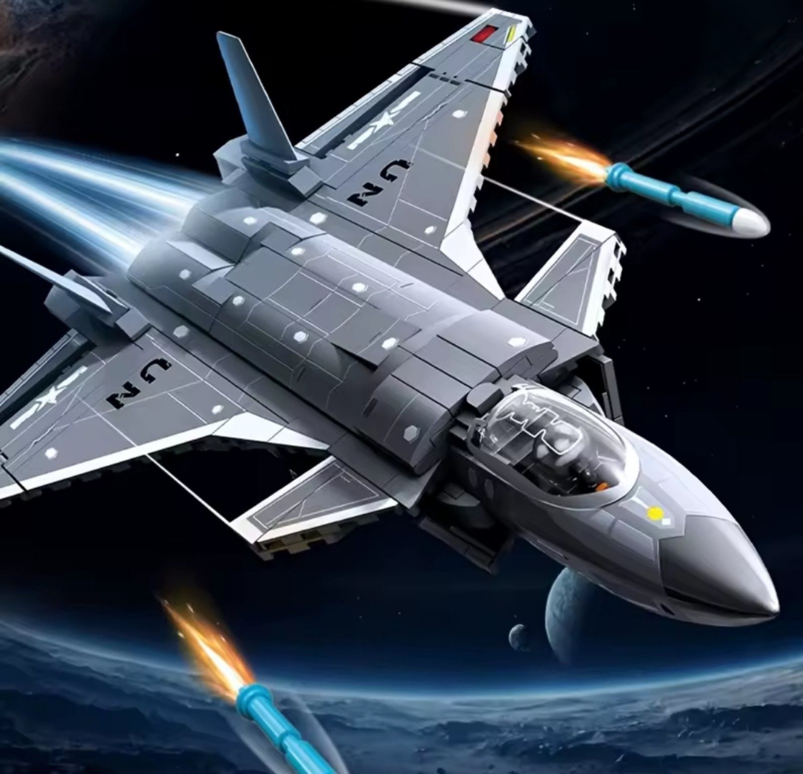 Конструктор истребитель Lego боевой самолёт 625 деталей Лего