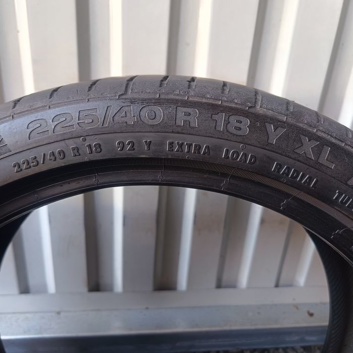 Dwie opony Continental sport contact 5 225/40 r18