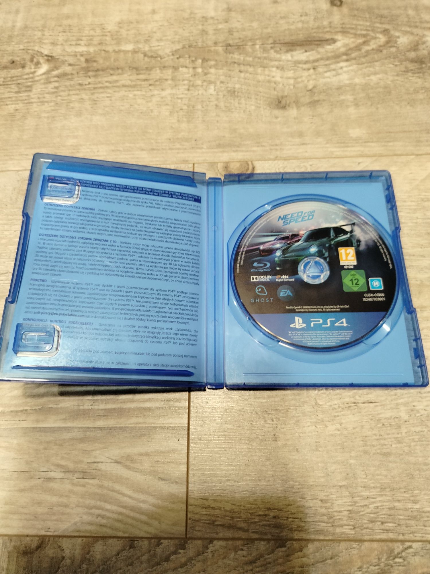 Gra need for speed ps4
