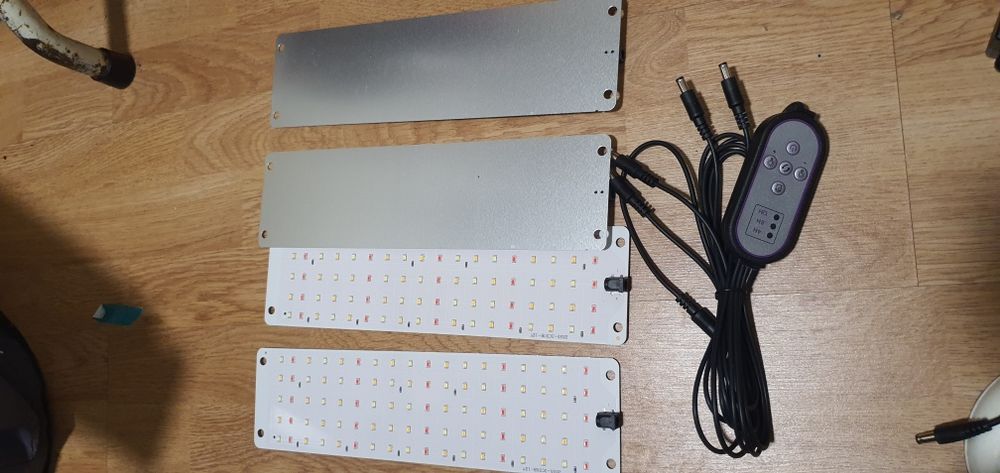 Luz led estufa plantas