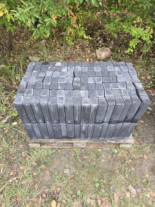 Kostka brukowa palisada trapezowa grafit 240szt.
