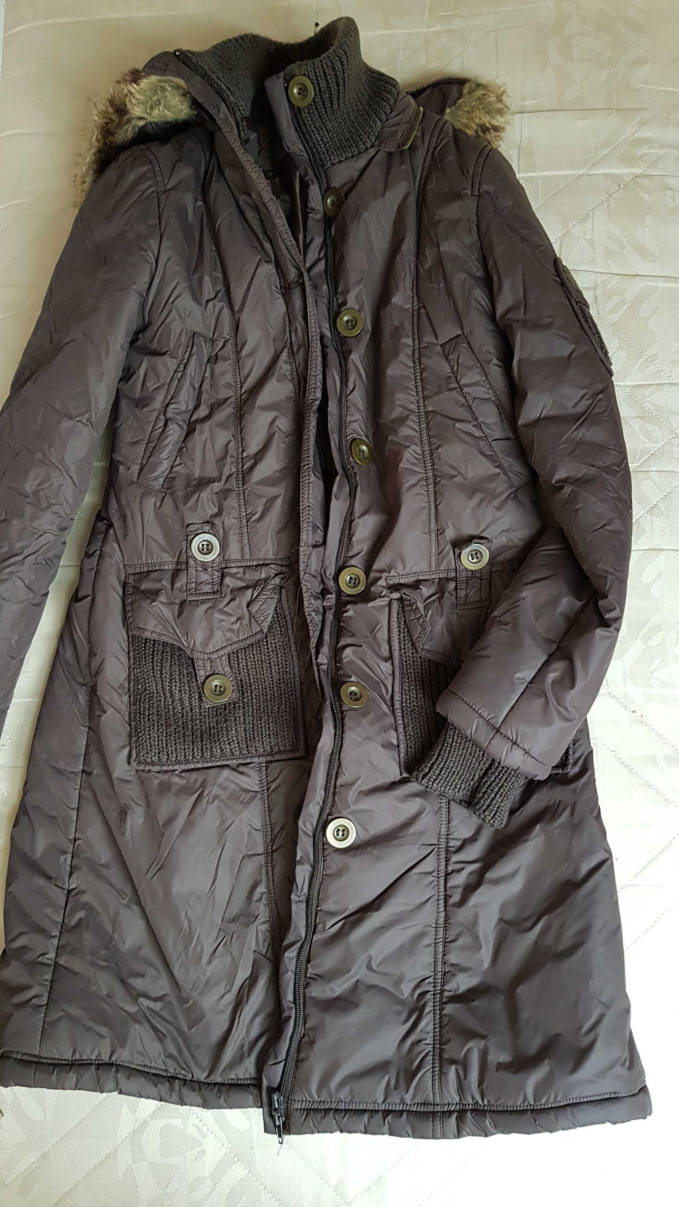 Kurtka parka Orsay S/36/8 długa płaszcz zimowy