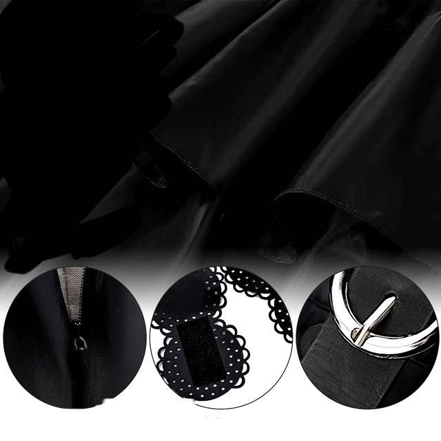 Sukienka WEDNESDAY M 120-130 PASEK PERUKA Strój Kostium Przebranie