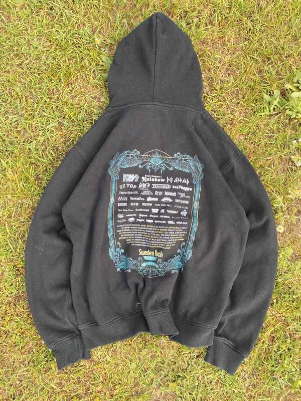 Bluza z kapturem hoodie Sweden Rock Affliction metal rock mech Tour