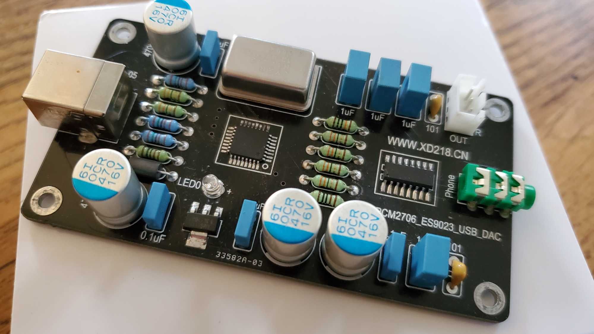 USB ЦАП PCM2706 ES9023 USB Audio DAC
