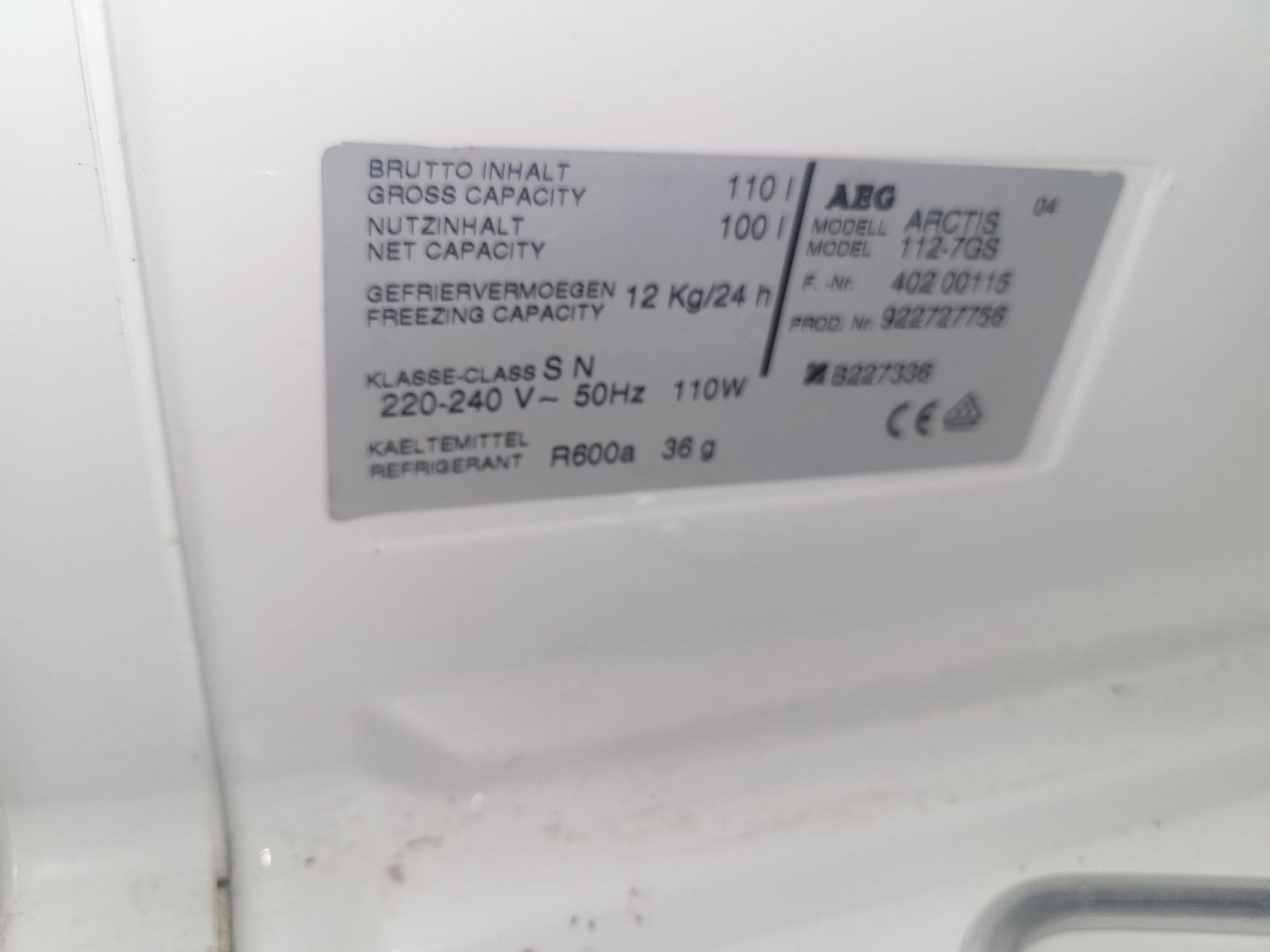 Zamrażarka AEG Arctis