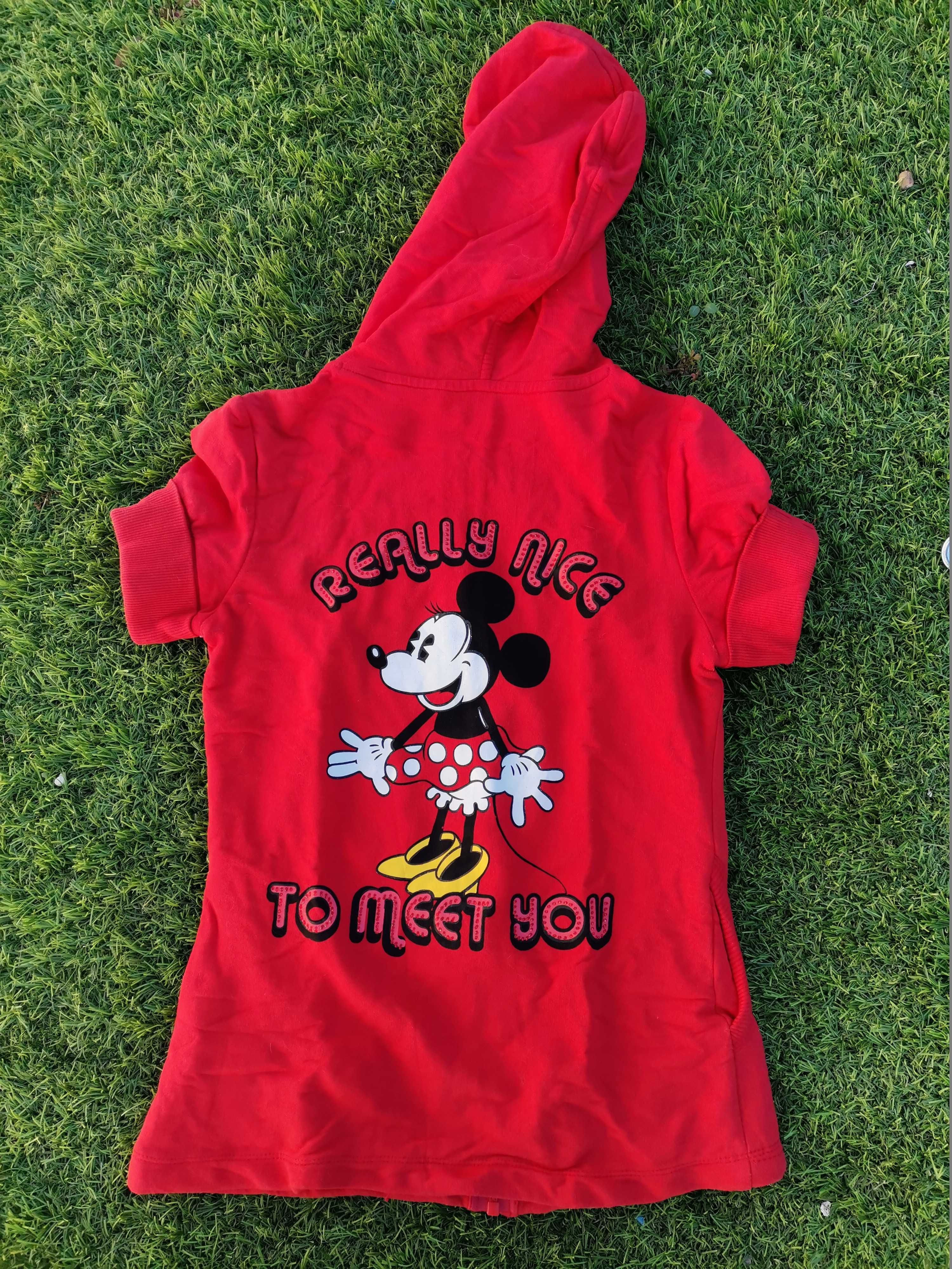 Casaco T-Shirt Colete vermelho S  Minnie Disney