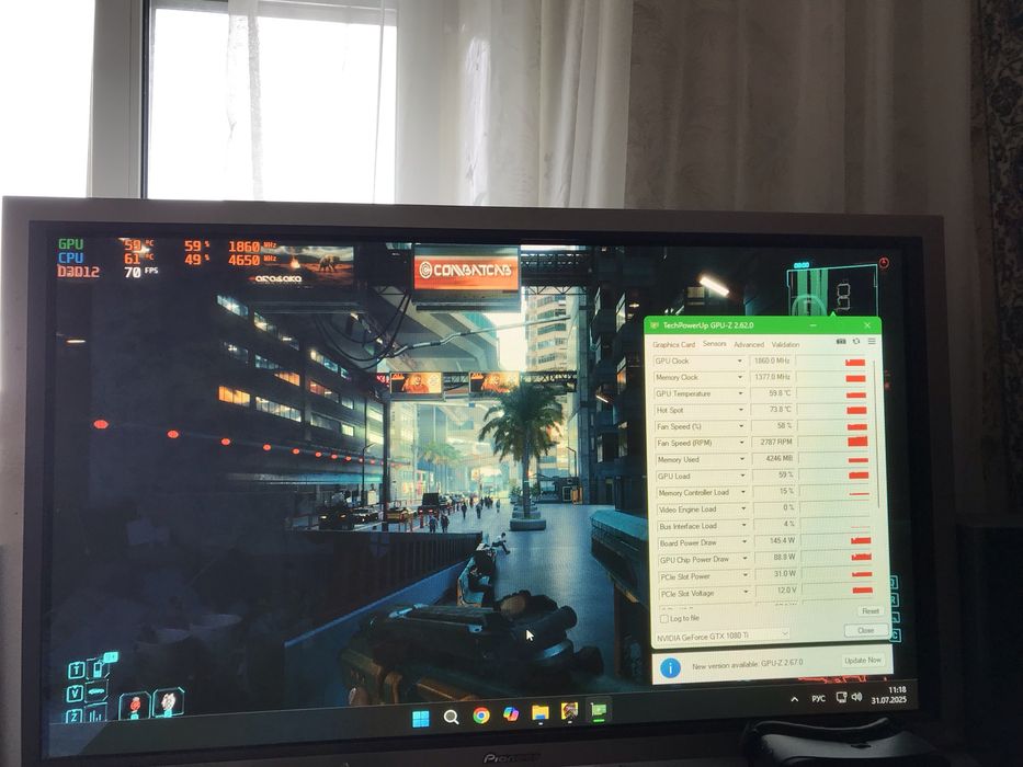 nVidia Geforce GTX 1080ti 11Gb