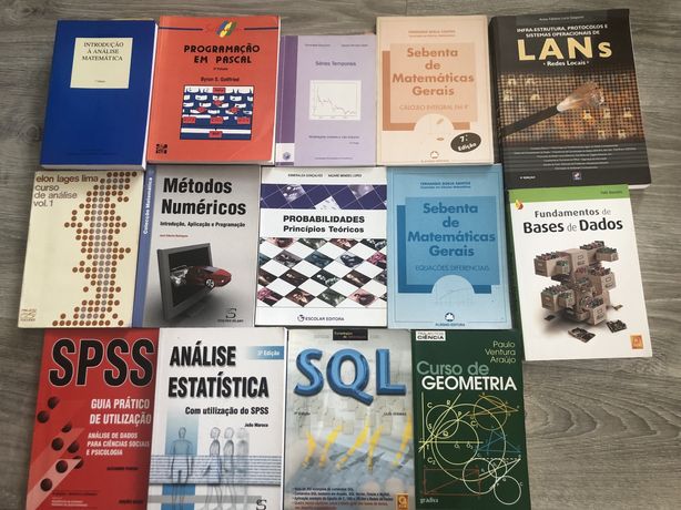Livros tecnicos programaçao e matematica
