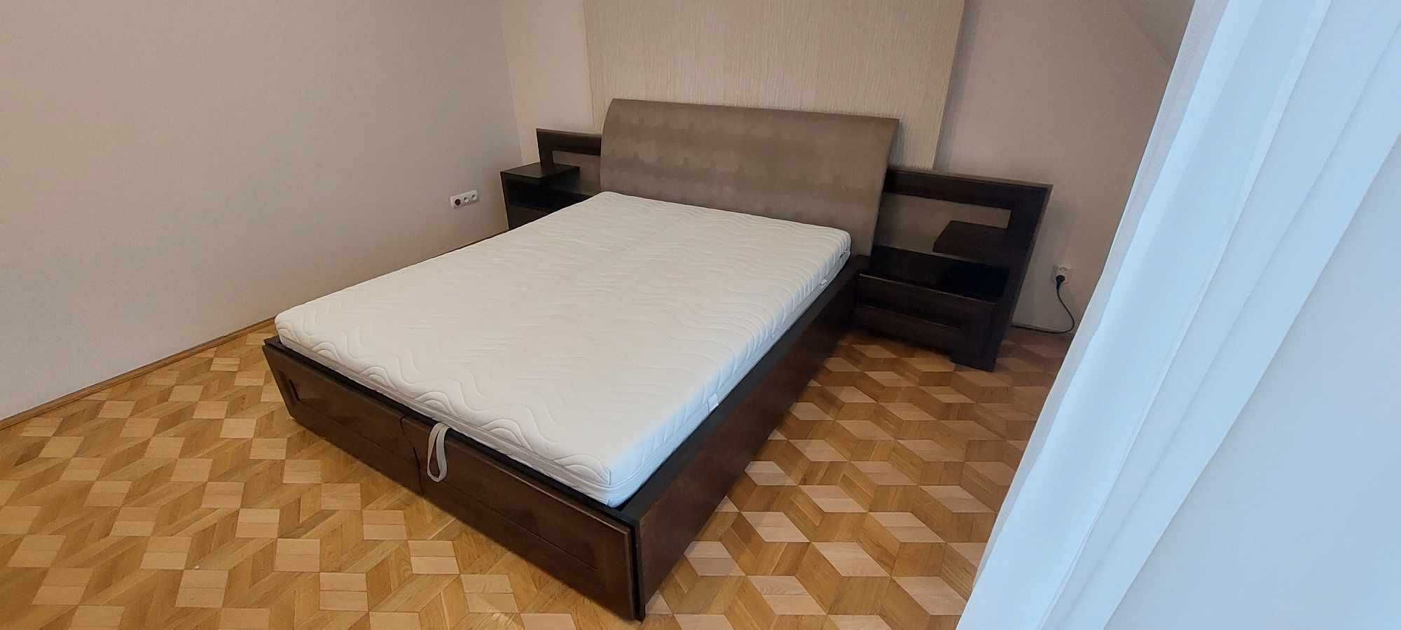Łóżko do sypialni 160/200 z pojemnikiem + materac + komoda