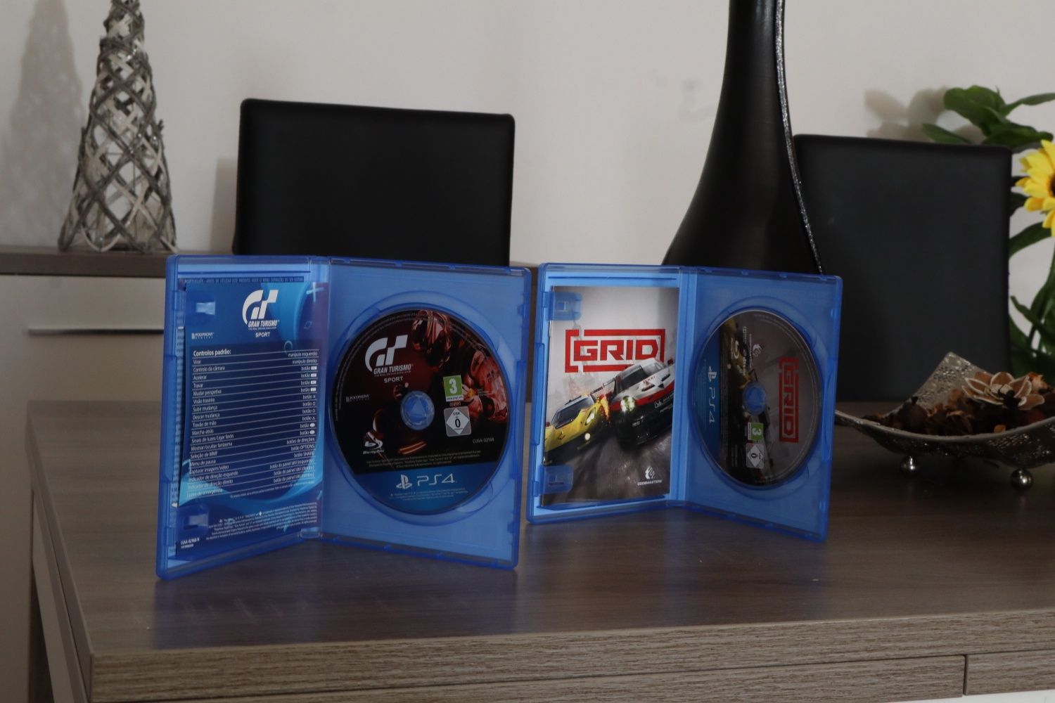 Jogos PS4 - Grid + Gran Turismo(Pack Automobilístico)