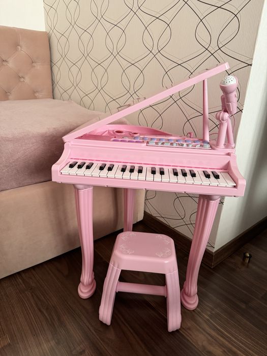 Електронне піаніно синтизатор Baoli з мікрофоном і стільцем, 37 клавіш