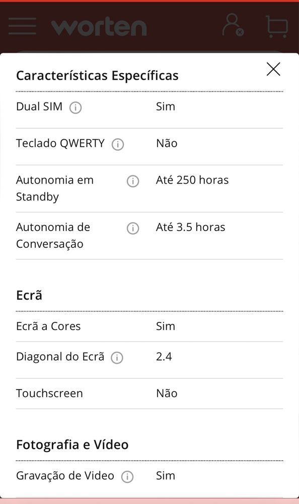 Telemóvel Dual Sim Altice C11