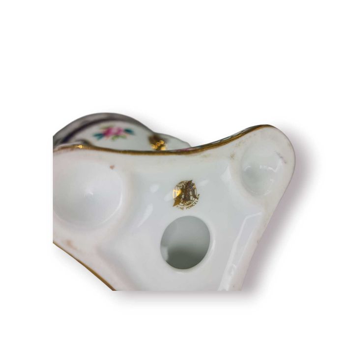 Taça Decorativa c/Tampa–Kaji Fine Porcelain Japan(27 cm)–Pintada à Mão