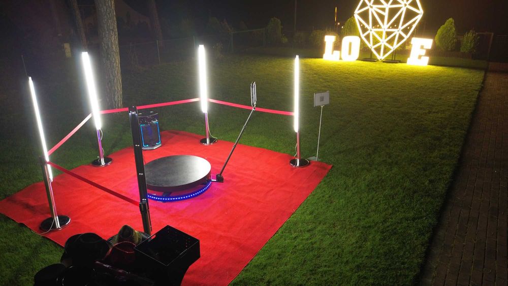 fotobudka 360, wideobudka 360 + AKCESORIA