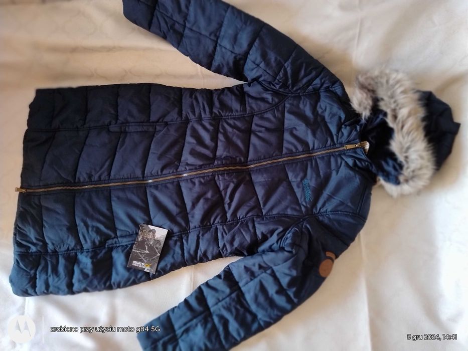 Regatta Damski płaszcz zimowy pikowany. Nowy z metką  XL / 42