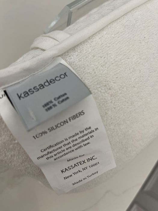 Nowa bawełniana poduszka pod głowę do wanny