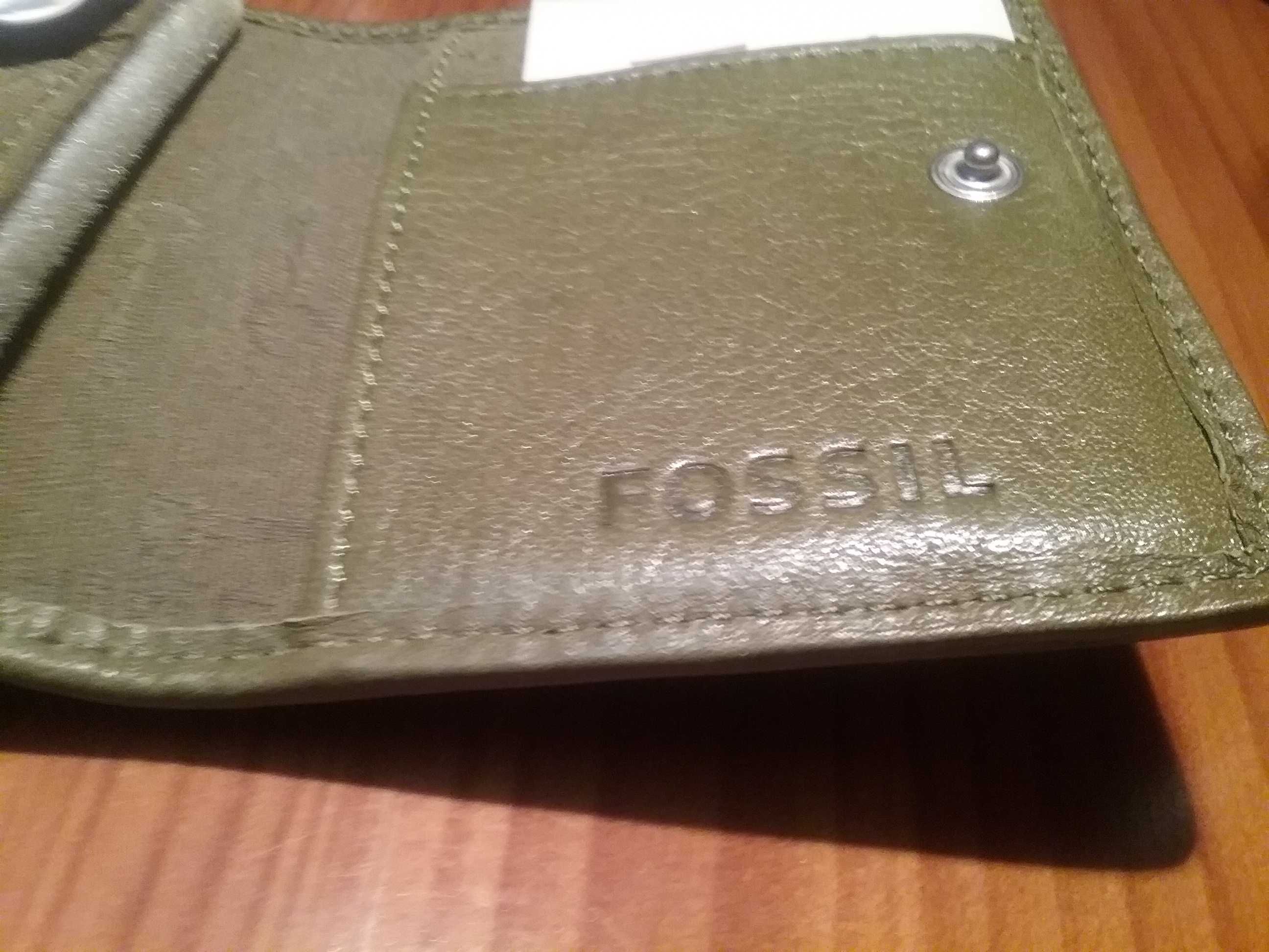 Carteira marca Fossil em pele Nova a estrear! 55% mais barato