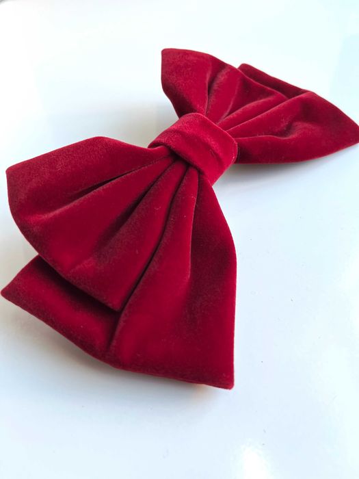 Laço de veludo para cabelo