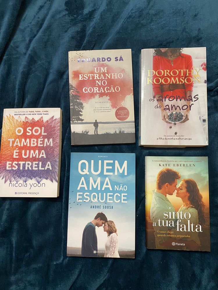 livros romance - varios preços