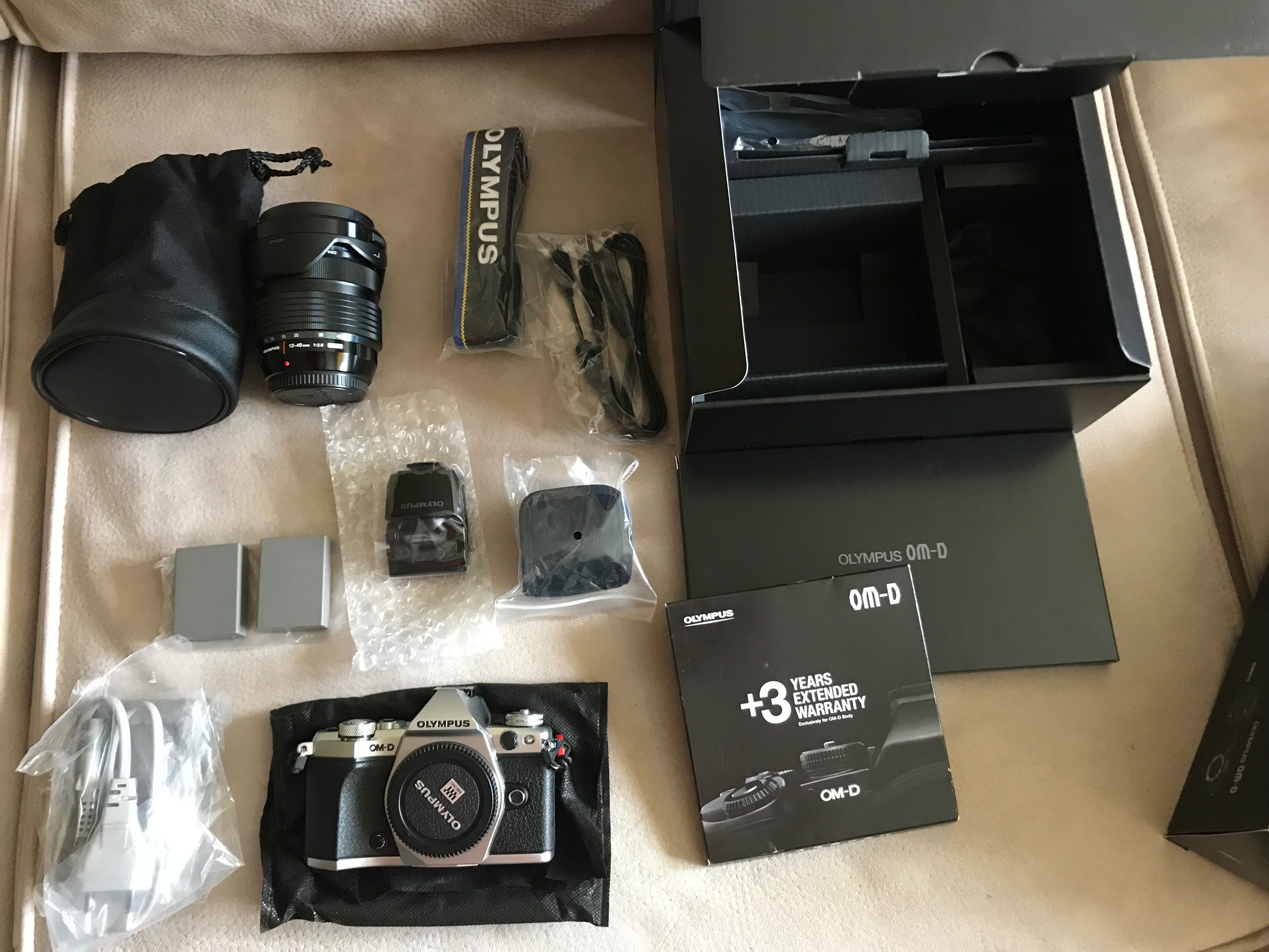 olympus om-d em5 mk2 + obiektyw zuiko 12-40 pro plus dodatki gwarancja