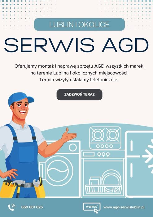 Naprawa serwis AGD-pralki zmywarki kuchenki piekarniki lodowki