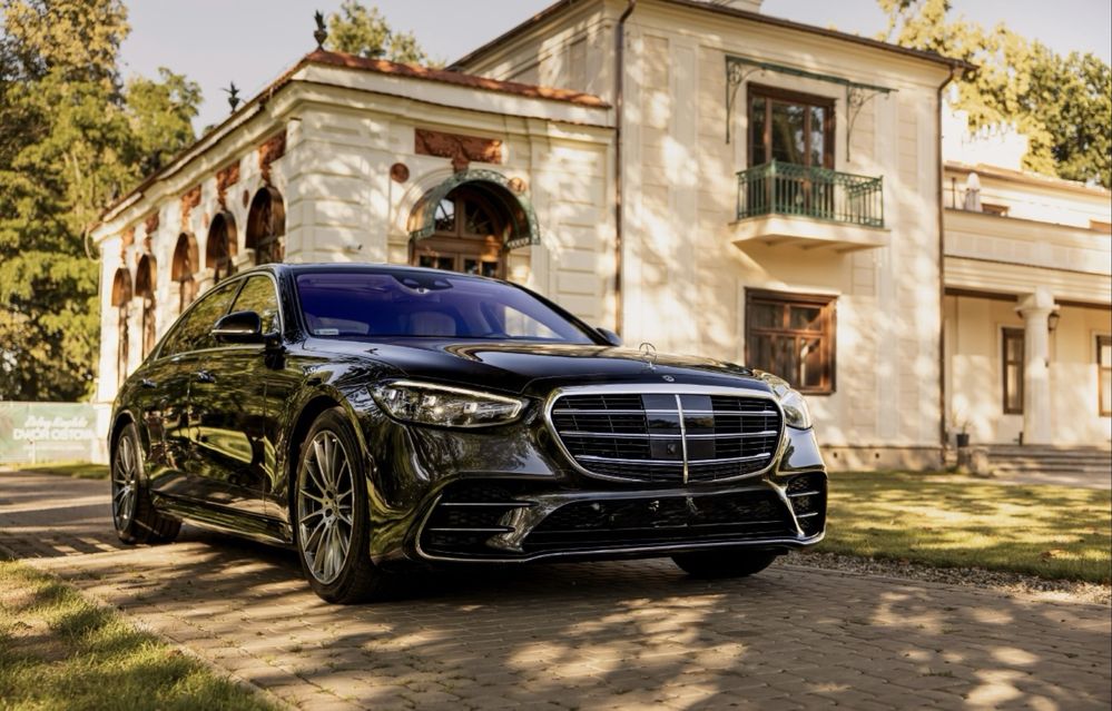 Wynajem Mercedes S LONG 2023r Auto na Ślub, Wesele, Przyjęcie