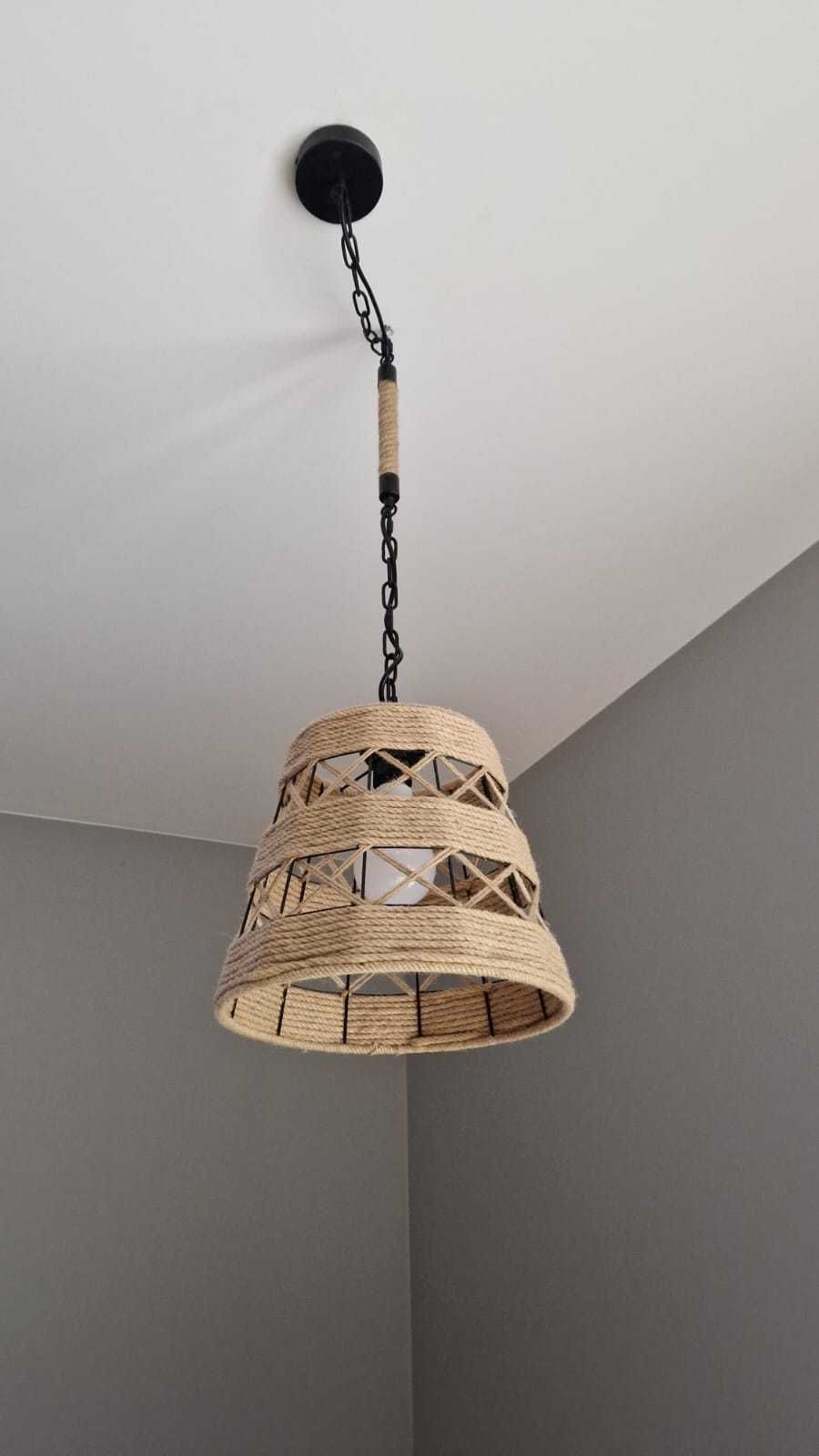 Sanico Lampa wisząca ALMA rope 1x20W E27