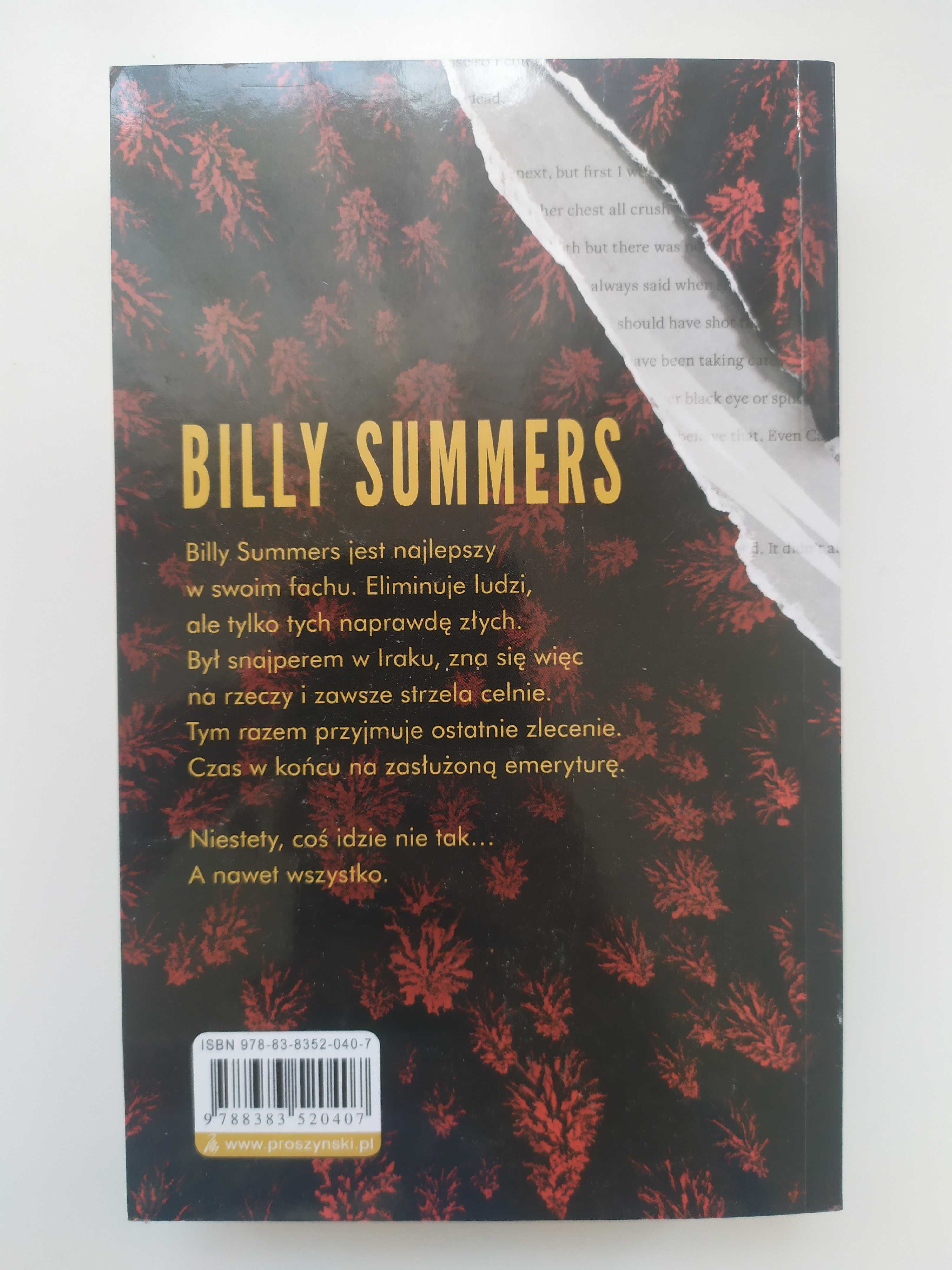 Książka Stephen King "Billy Summers"