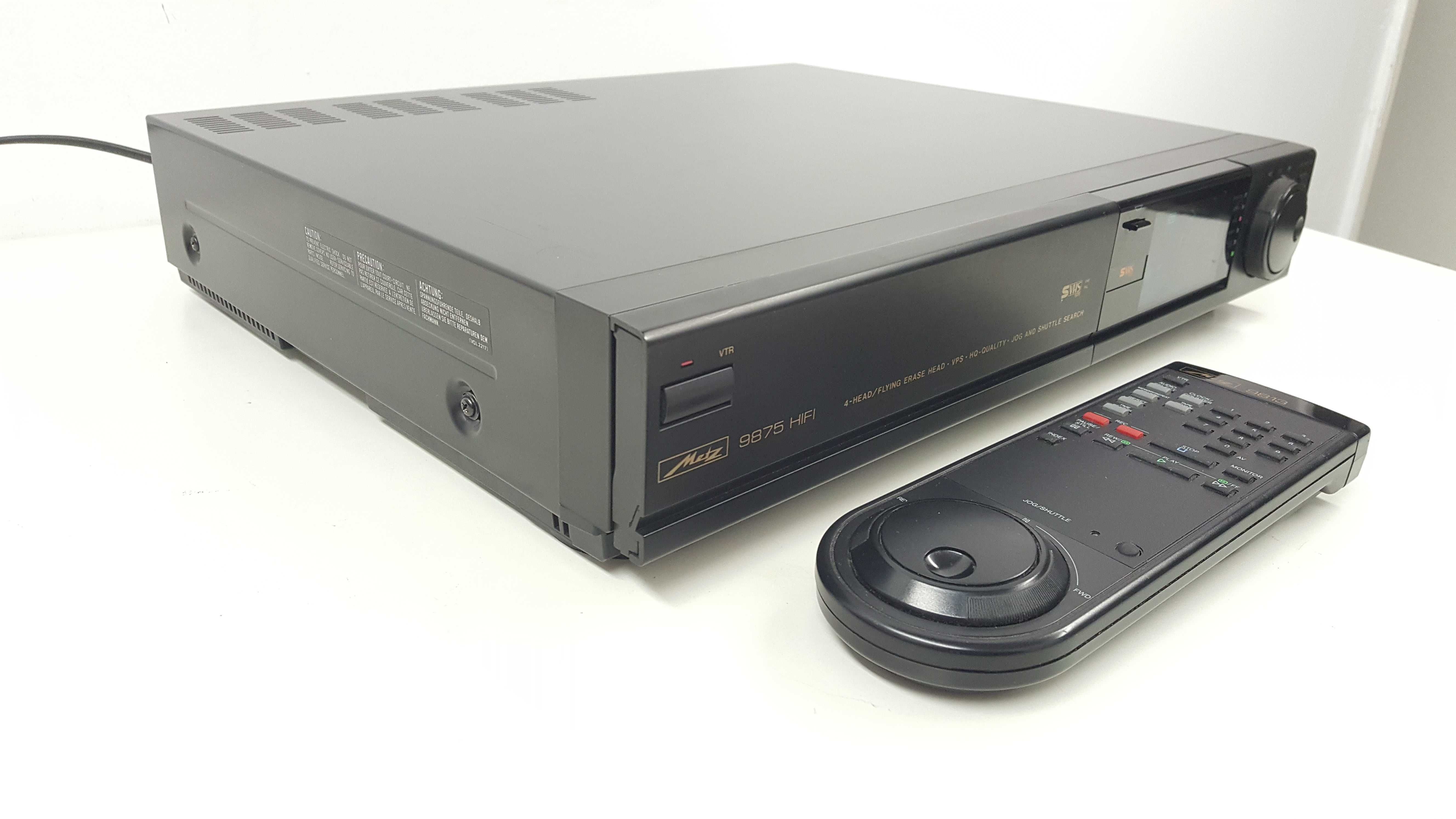 Magnetowid Metz 9875 SVHS + pilot  Wysoki model Video VHS