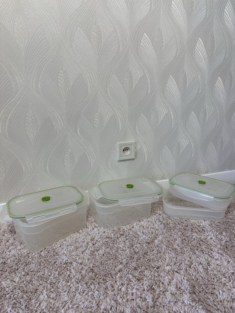Набор пищевых контейнеров с крышкой vacuumsaver 1,7 л и 3,5 л