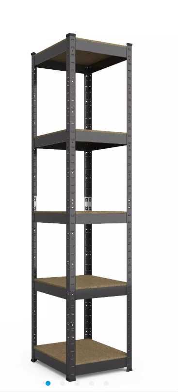 Якісний металеийі стелаж 180×90×40 з 5 полицями з ДСП, МДФ