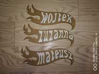 Tabliczka na ścianę drzwi logo