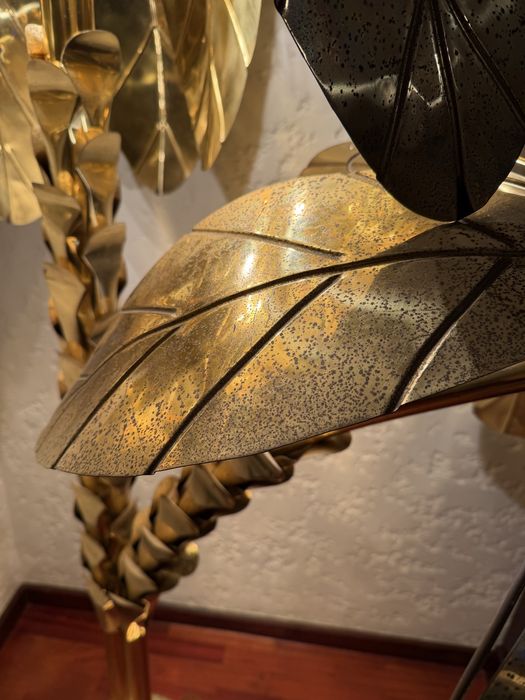 Candeeiro palmeira em latão