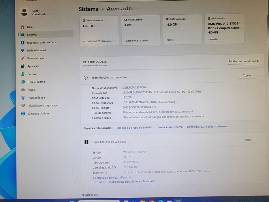 Torre Pc Win.11 Office 2024