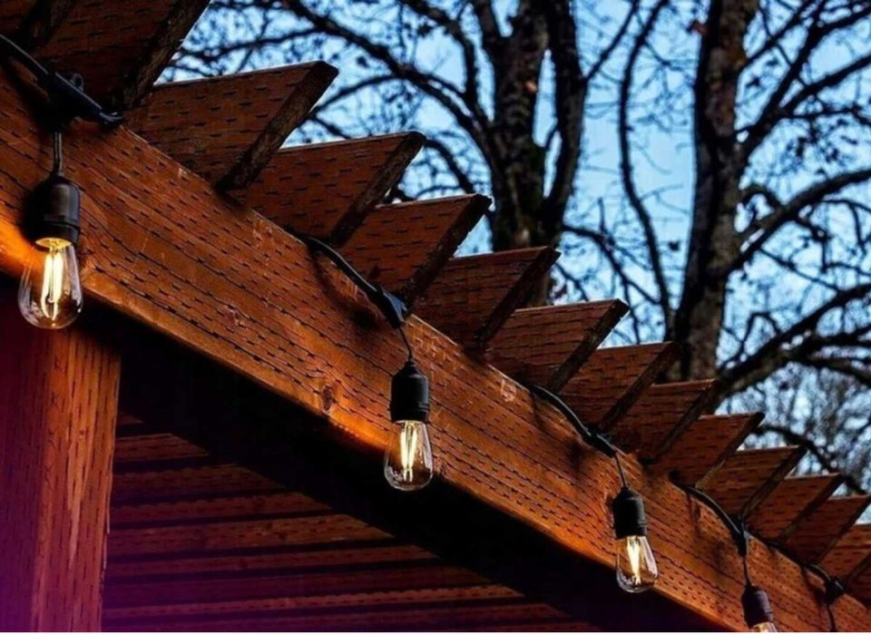 Girlanda Świetlna Żarówka Filament Wesele, Ogród, Bar