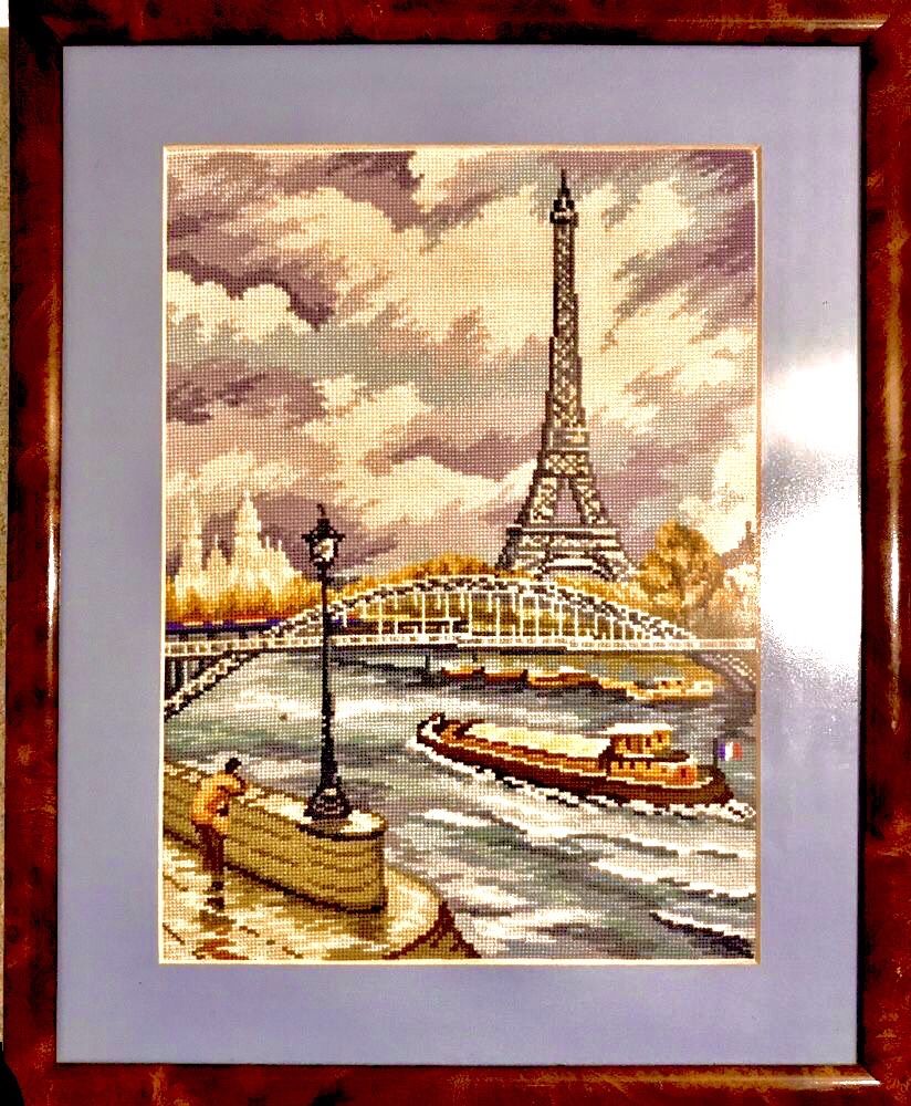Картина крестиком "Париж"