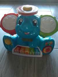 Słonik zabawka interaktywna również w języku angielskim grający
