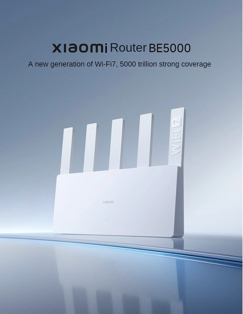 Роутер Xiaomi be 5000 wi,-fi 7.2.5 g