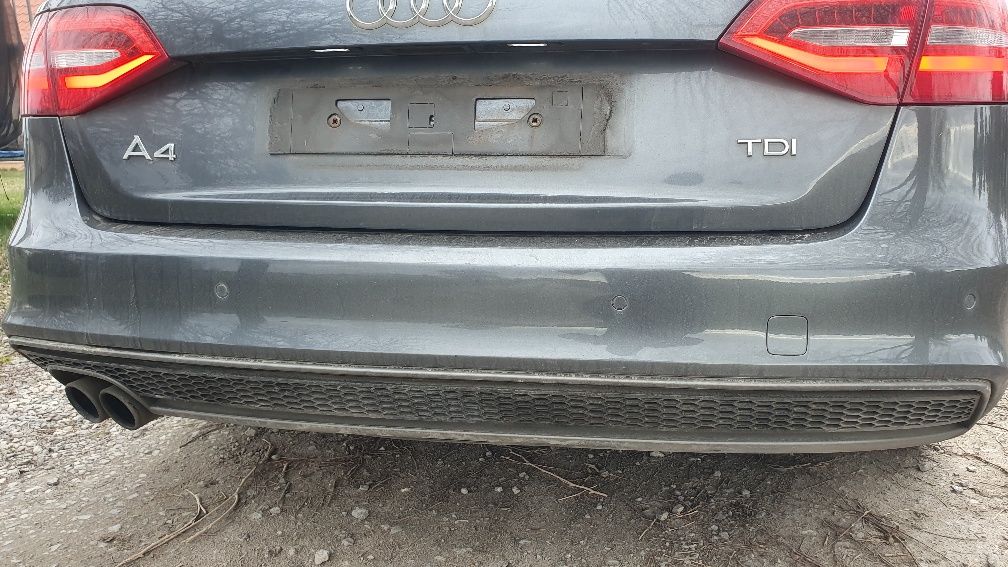 Audi a4 b8 Lift S-line Kombi Avant Zderzak Tył LZ7S Bardzo Ładny Kpl.